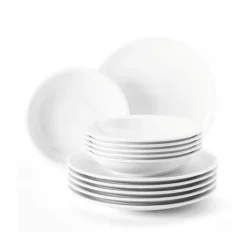 Compact serviesset 12-delig, Wit