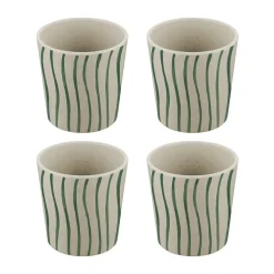 Connect kop S 19 cl 4-pack, Monstera stripes