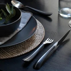 Contour eetlepel, Zwart