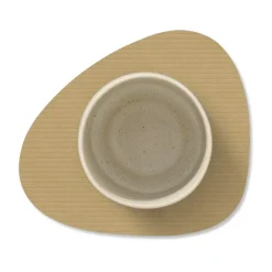 Corduroy onderzetter curve, Khaki