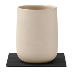 Corduroy onderzetter square, Black