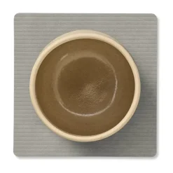 Corduroy onderzetter square, Light Grey