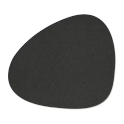 Core placemat curve L , Flecked anthracite