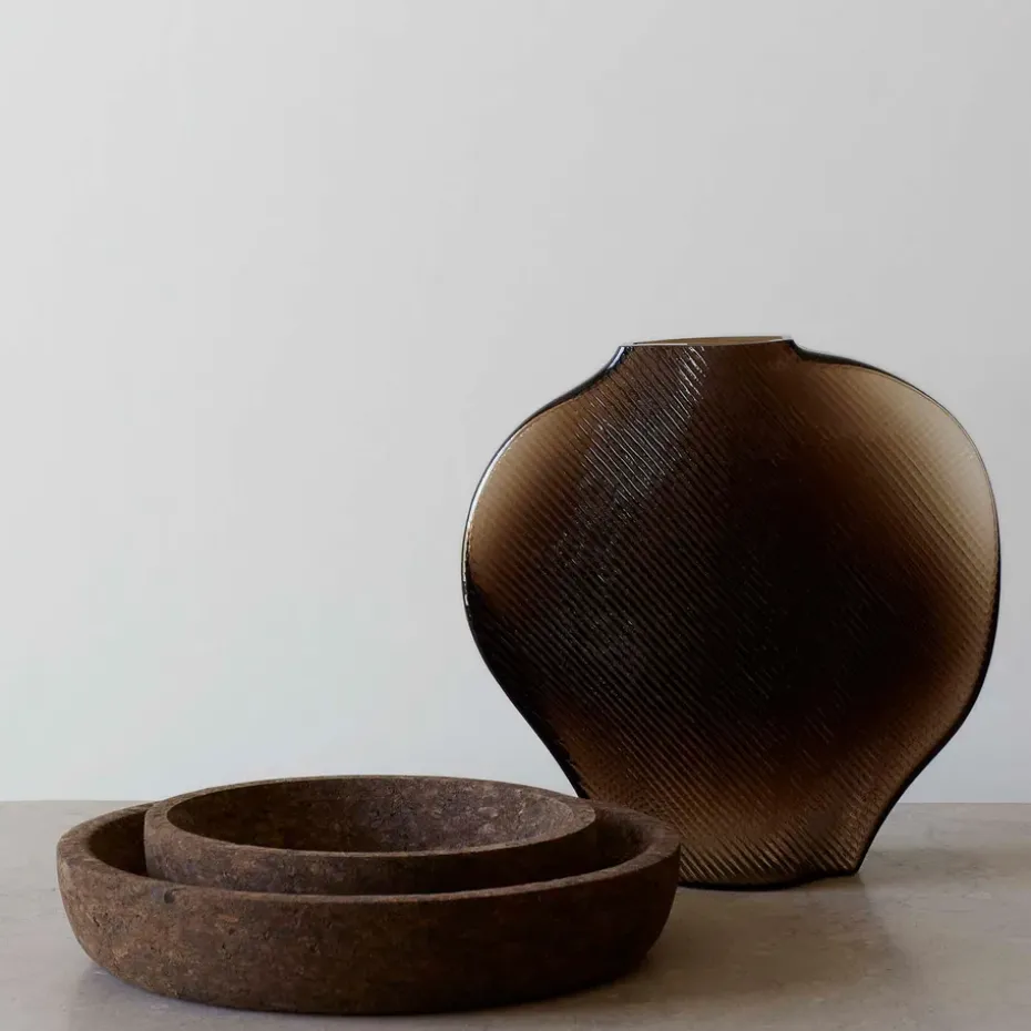 Cork kom M 29 cm, Smoked