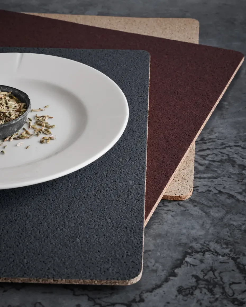 Corki placemat 43x30 cm, Bordeaux