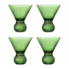 Corliss cocktailglas 4-pack, Groen