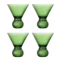 Corliss cocktailglas 4-pack, Groen
