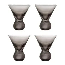 Corliss cocktailglas 4-pack, Grijs