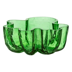Crackle kom 10,5 cm, Groen