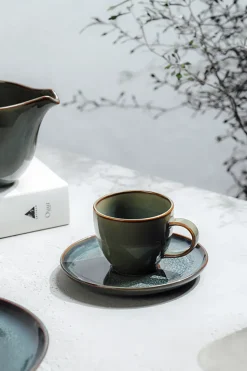 Crafted Breeze schotel voor espressokopje Ø12 cm, Green