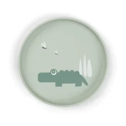 Croco foodie kinderbord Ø20 cm, Green