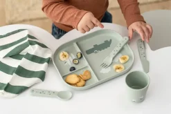 Croco foodie kinderbord 18x22 cm, Green