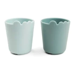 Croco kiddish minibeker 10 cl 2-pack, Blue