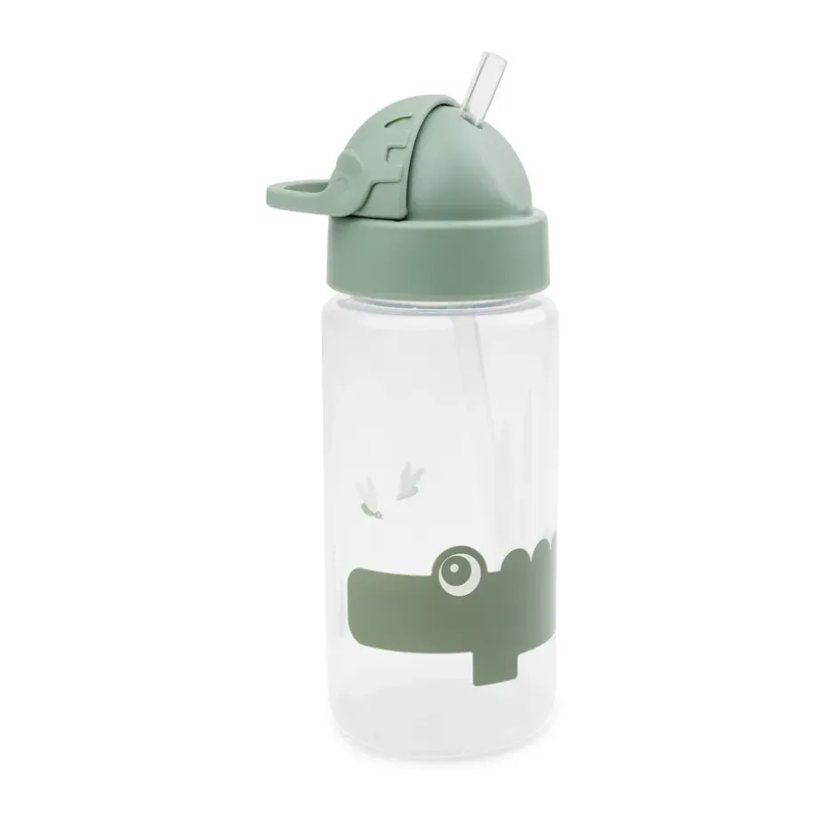 Croco-fles met rietje, Green