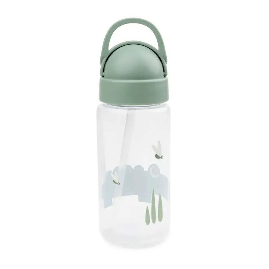 Croco-fles met rietje, Green