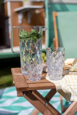 Crystal karaf incl. 4 glazen, Kristalhelder