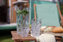 Crystal karaf incl. 4 glazen, Kristalhelder