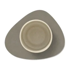 Curve Nupo Double onderzetter, Linen-Flint Grey