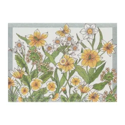 Daffodil placemat 35x48 cm, Geel