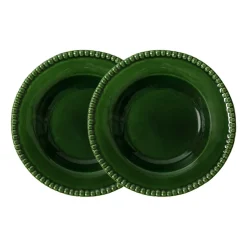 Daria diep bord Ø26 cm 2-pack, Moss