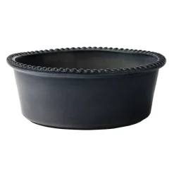 Daria kom Ø23 cm aardewerk, Ink black