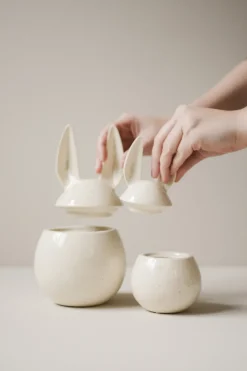 DBKD Eating rabbit kom klein, Vanilla