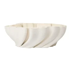 Dedali schaal Ø34,5 cm, Off-white
