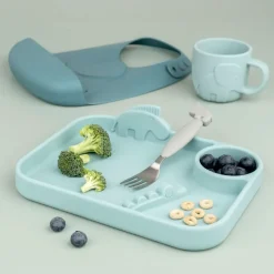 Deer Friends Easy-grip bestekset 3-delig, Grey