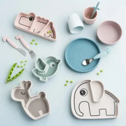 Deer Friends Stick&Stay kinderservies 3-delig, Blue