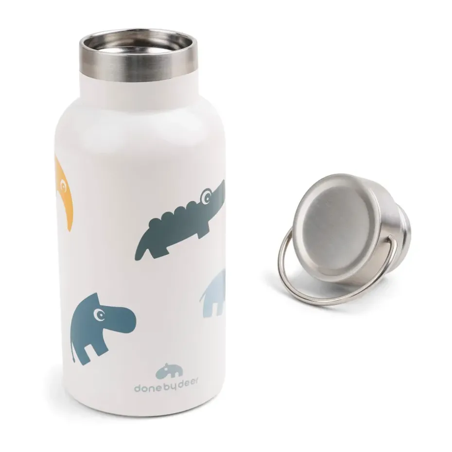 Deer Friends thermosfles 35 cl, Wit