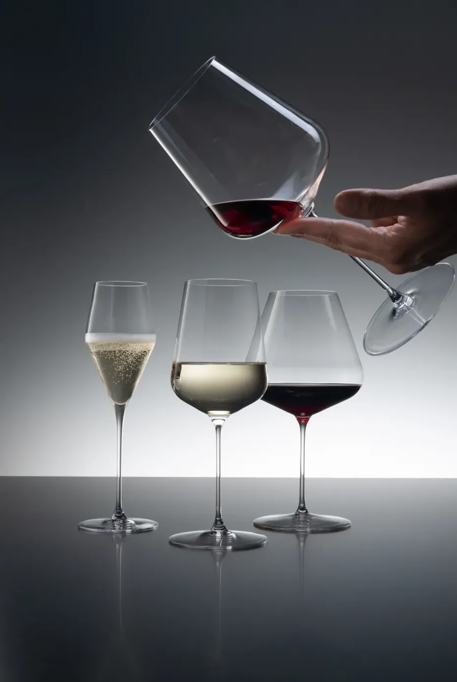 Definition Bordeaux rodewijnglas 75 cl 2-pack, Transparant