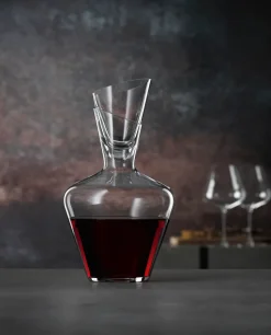 Definition wijnkaraf met stop 1 liter, Transparant