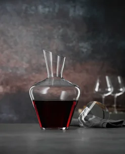 Definition wijnkaraf met stop 1 liter, Transparant