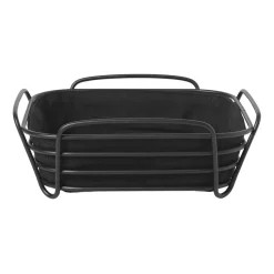 Delara broodmand 25x25 cm, Zwart