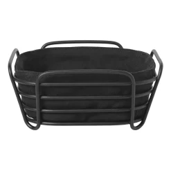 Delara broodmand 20x20 cm, Zwart