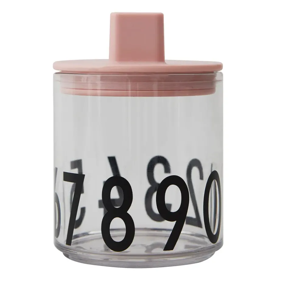 Design Letters deksel voor tritaanglas, Nude