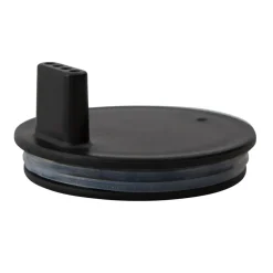 Design Letters deksel voor tritaanglas, Zwart