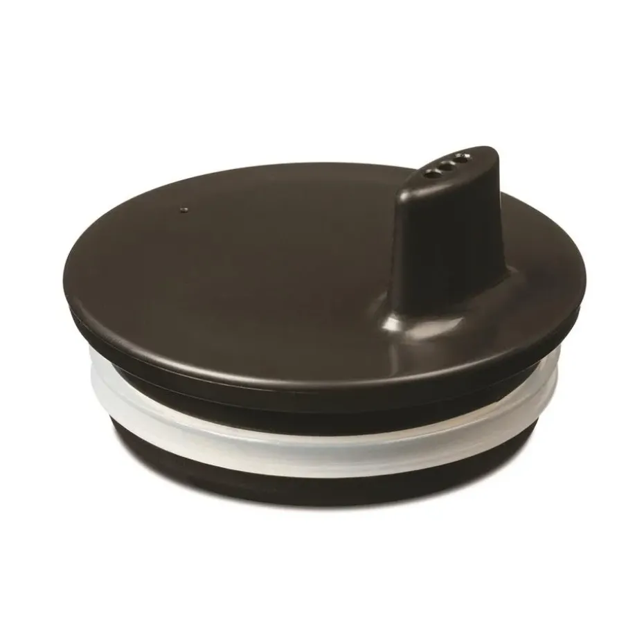 Design Letters drinktuit/deksel voor melamine beker, zwart