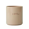 Design Letters favoriete mok mini, Love (beige)