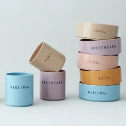 Design Letters favoriete mok mini, Love (beige)