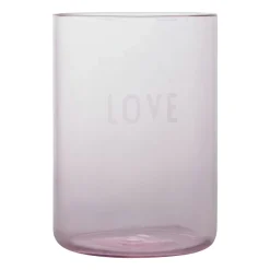 Design Letters favoriete glas 35 cl, Love-rose