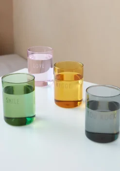 Design Letters favoriete glas 35 cl, Smile-green