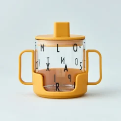 Design Letters handvat voor tritanglas, Mustard