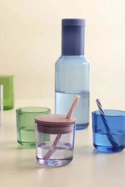 Design Letters Kids Eco drinkglas 2-pack, Blue