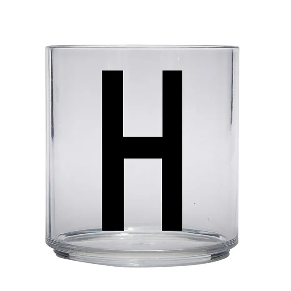 Design Letters Kids glas, H
