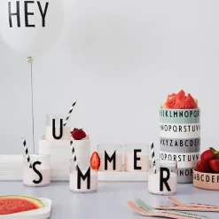 Design Letters Kids glas, H