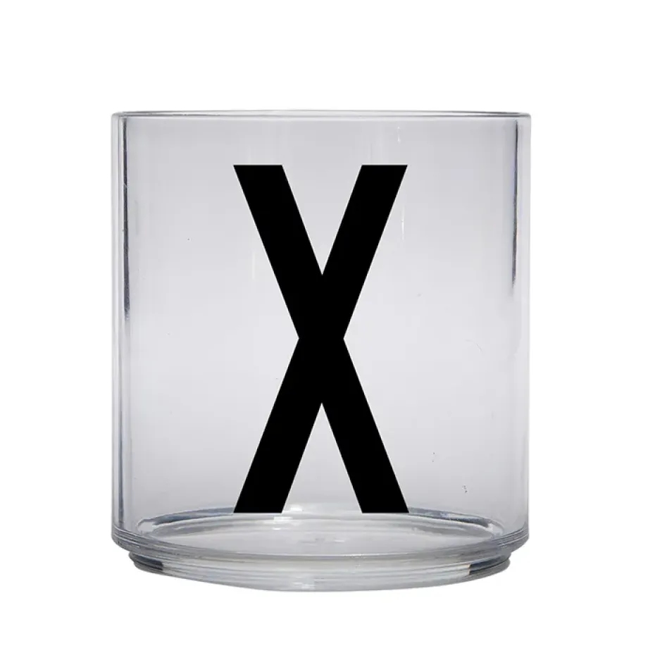 Design Letters Kids glas, X