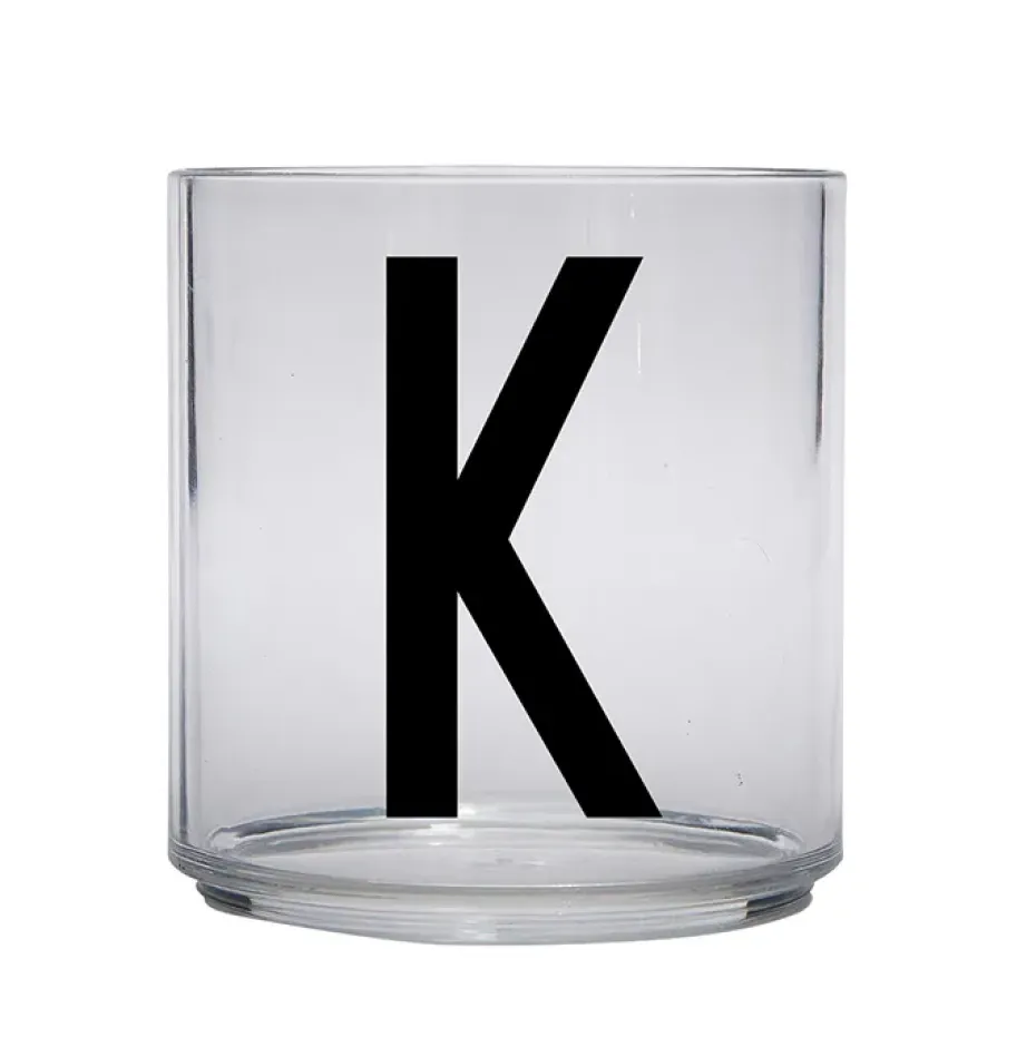 Design Letters Kids glas, K