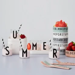 Design Letters kinderbestek melamine, Nude