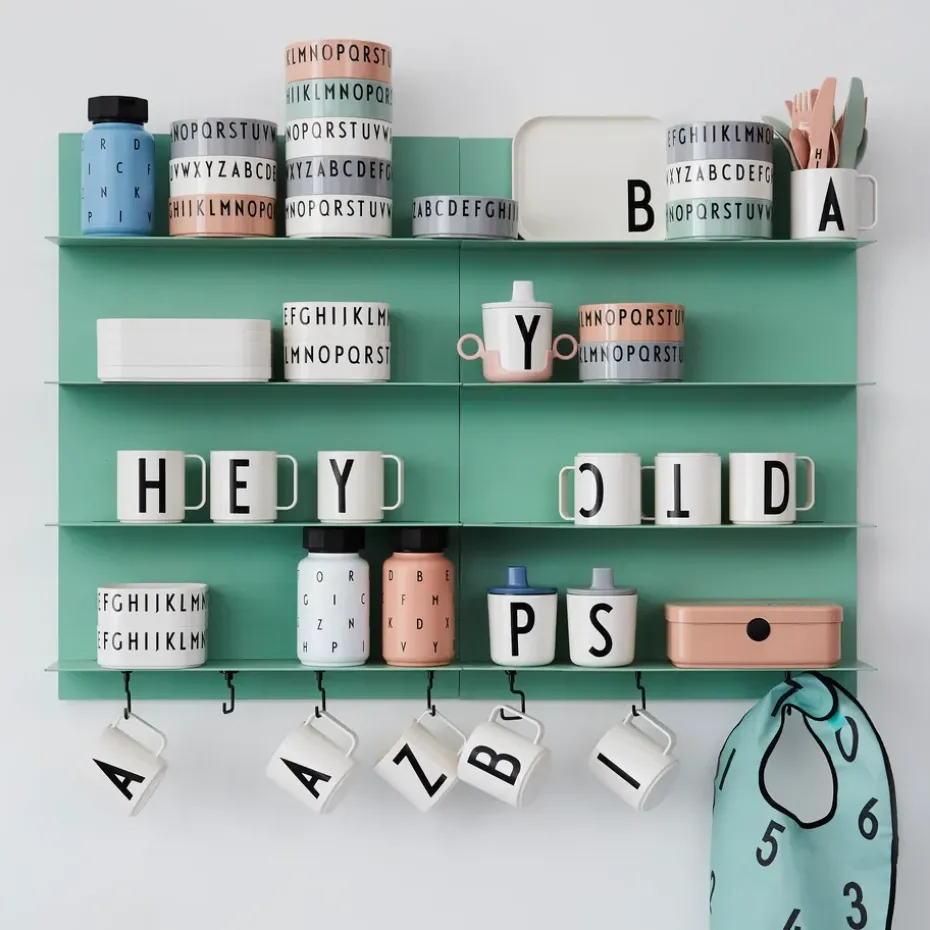 Design Letters kinderbestek melamine, Nude